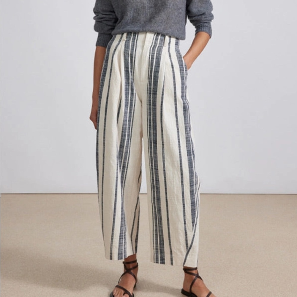 Apiece Apart Bari barrel pant | size 0 | organic cotton and linen